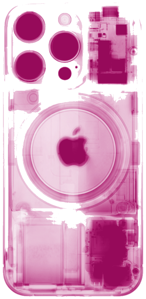 iPhone 16 Pro, x-ray