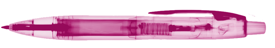 Uni-ball pen, x-ray